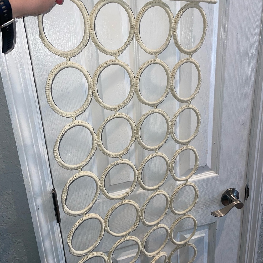 Cream Circular Wall Hanging Decor